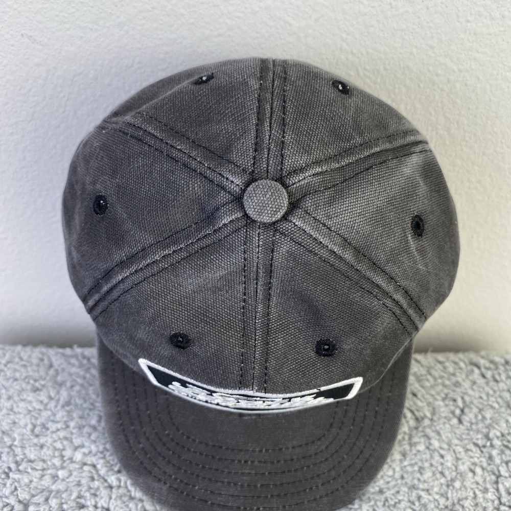 Chevrolet Truck Legends Hat Men Gray OS Adjustable Strap-back USA Logo Patch - Picture 5 of 9
